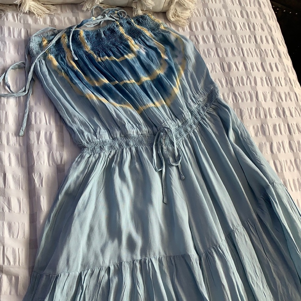 Blue relaxed jumpsuit